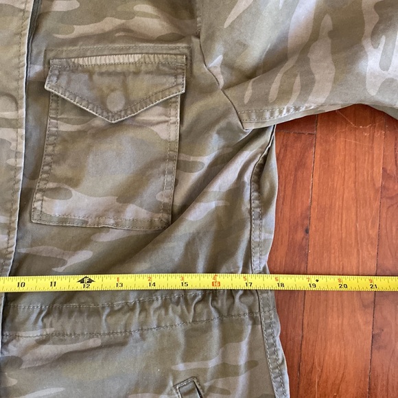 NWT Style & Co Green camouflage utility jacket - Picture 14 of 16